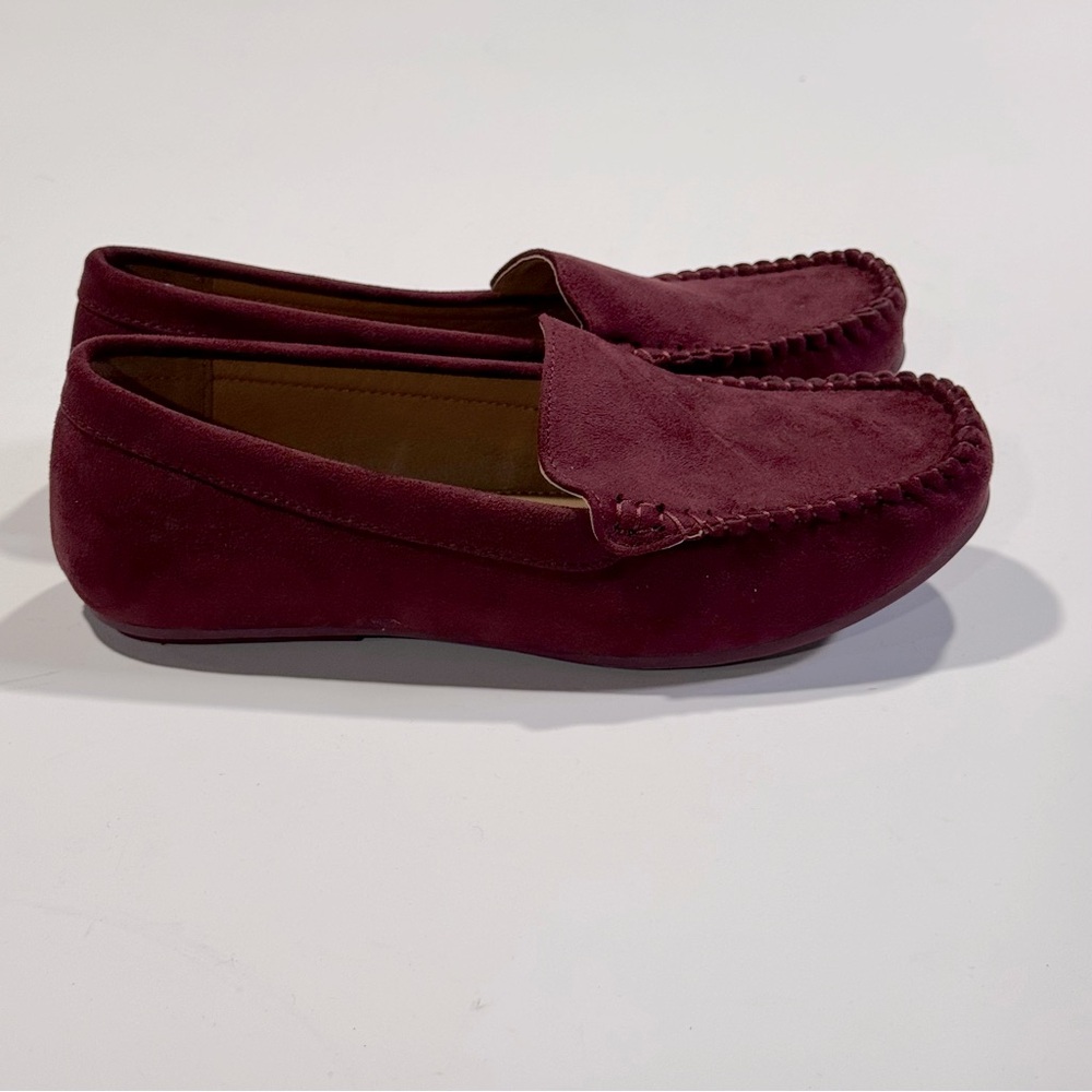 Comfortview Burgundy Loafers